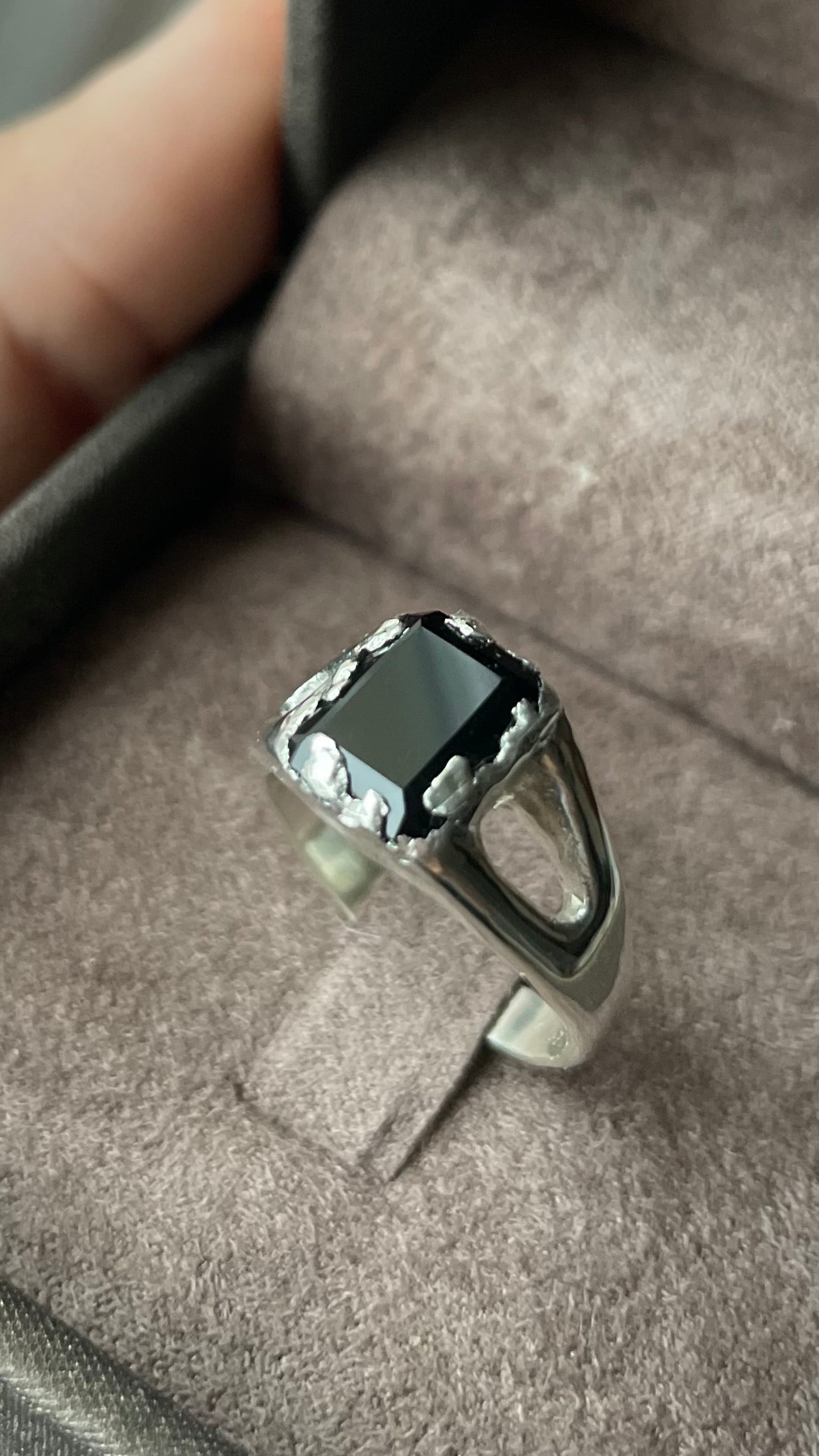 Onyx Silver Ring