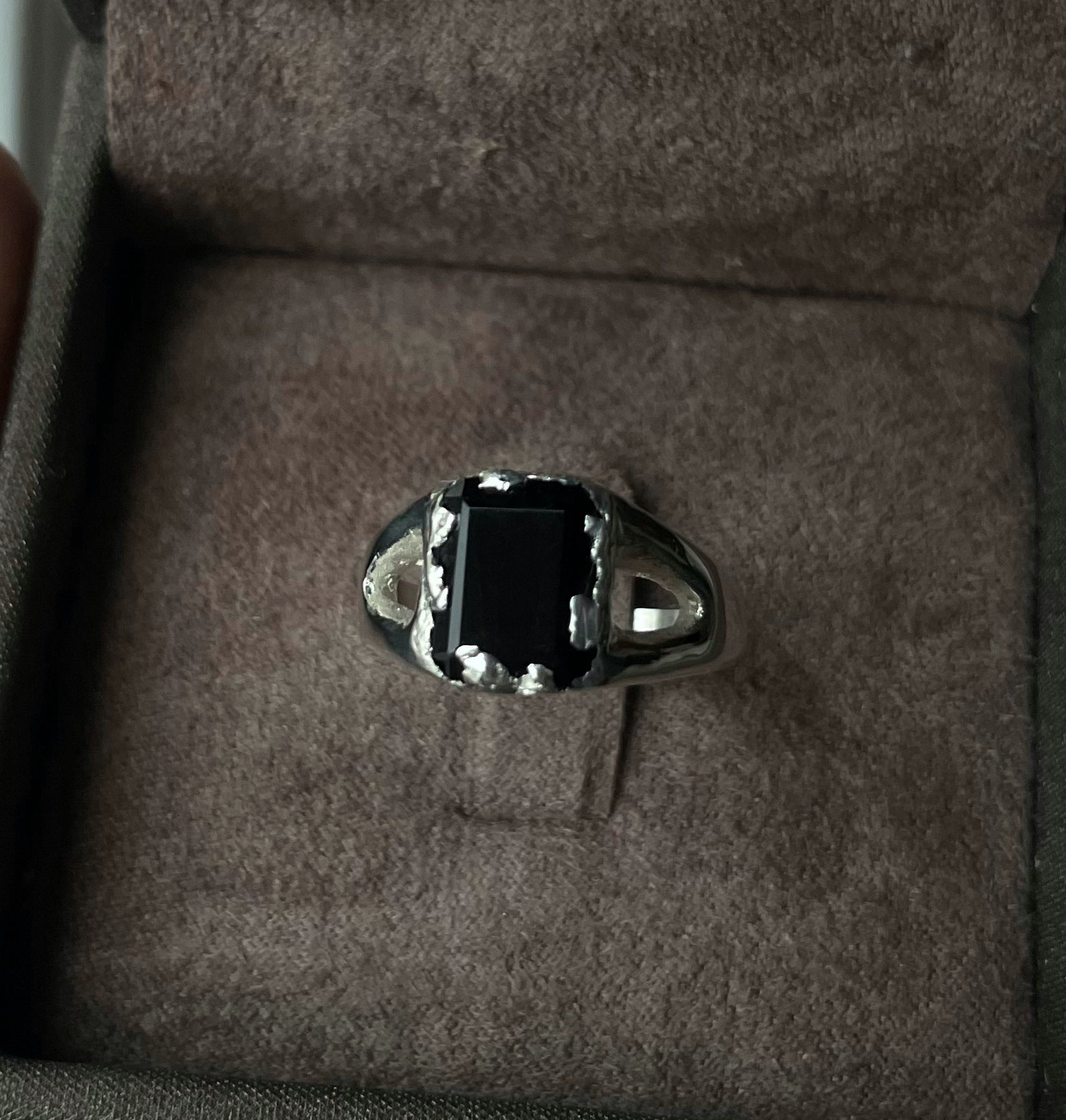 Onyx Silver Ring